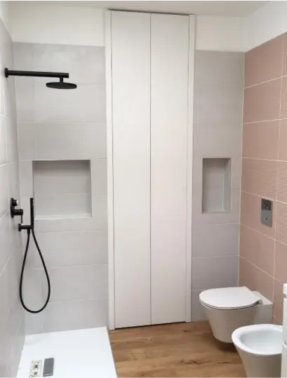 Chiusura nicchia bagno