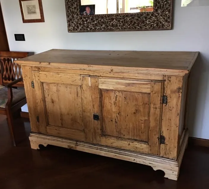 Cassettone antico, dopo il restauro